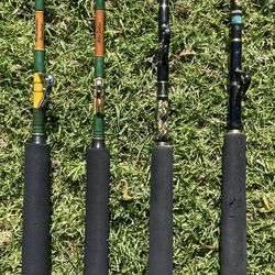 Calstar And Shimano Trollers Trolling Fishing Rods