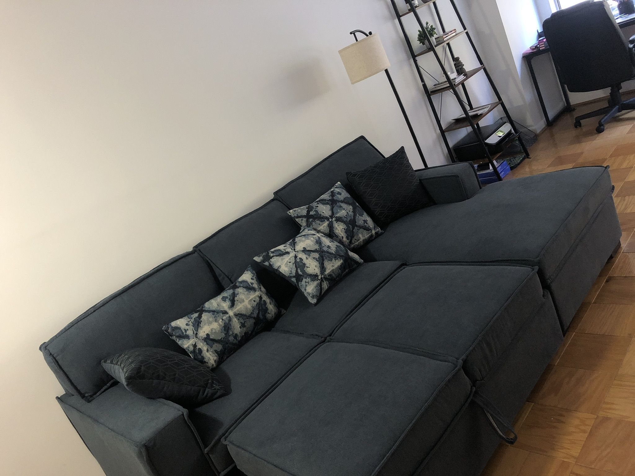 Couch Sectional Bobs Playscape In Denim for Sale in Washington, DC OfferUp