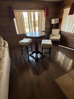 Bar with chairs