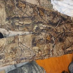 Men's Size Large Tall Camo Bibs 