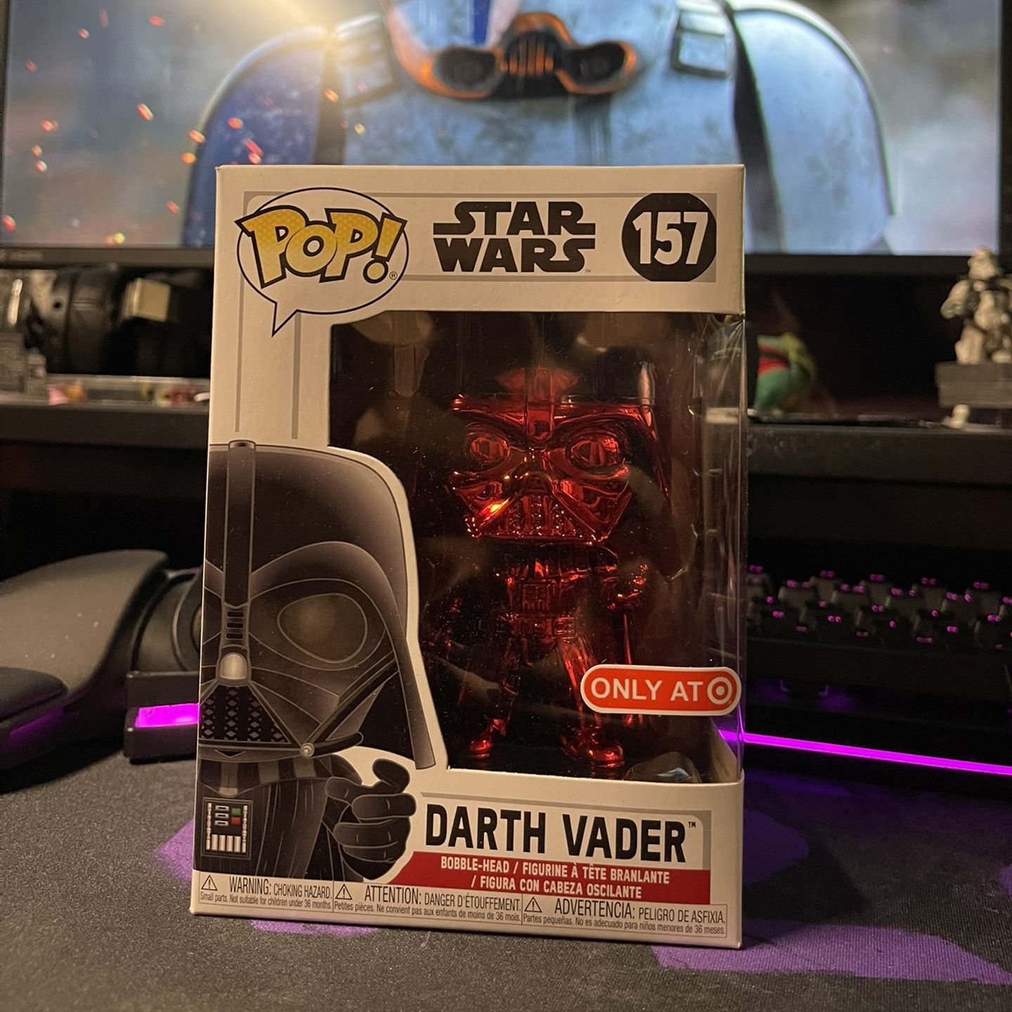 Funko pop darth vader red chrome deals