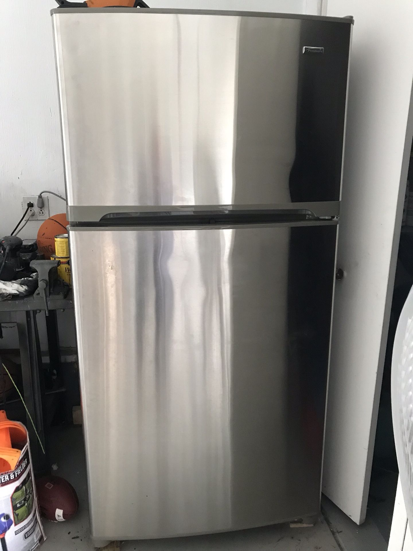 Stainless Steel Top Mount Refrigerator