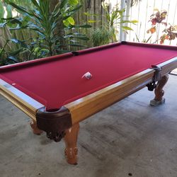 8 ft Pool Table Mesa de Billar