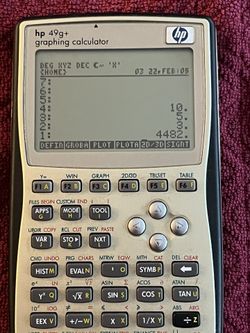 Hewlett-Packard HP-49G | A collection of programmable and non