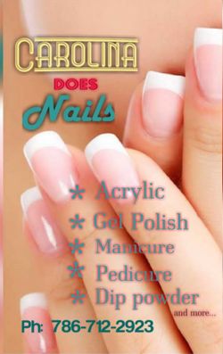 Manicure gel-Dip 40$ At South Beach