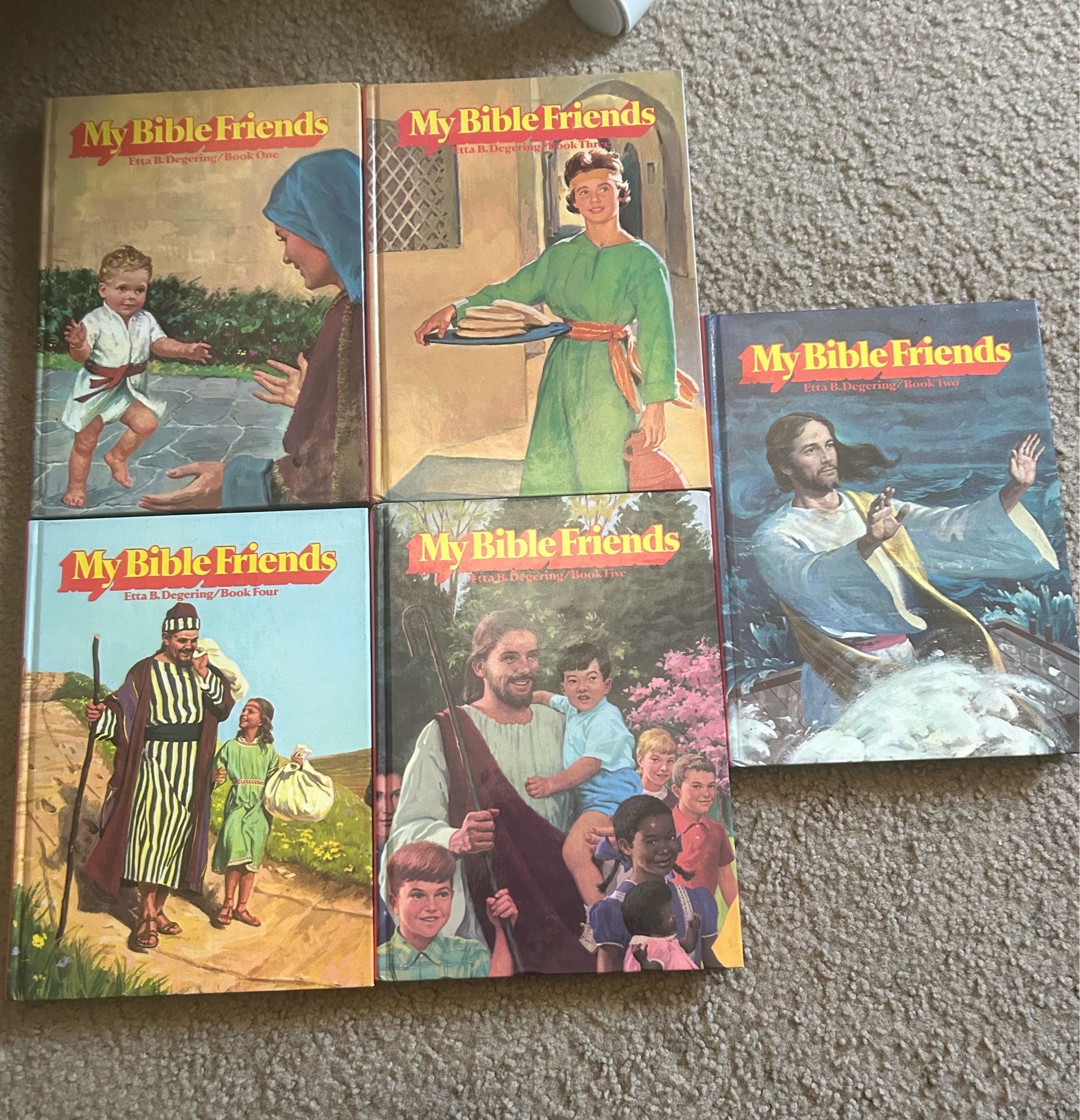 Vintage my BiBle friends hardcover books set 1-5