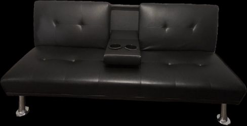 Leather Futon Sofa Bed