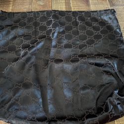 Authentic Gucci Satin GG signature Drawstring Dust Bag Cover 18" X 20"
