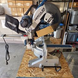 Hercules 12” Dual-Bevel Sliding Compound Miter Saw – Brand New, Never Used