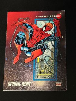Spider man 1992 marvel card