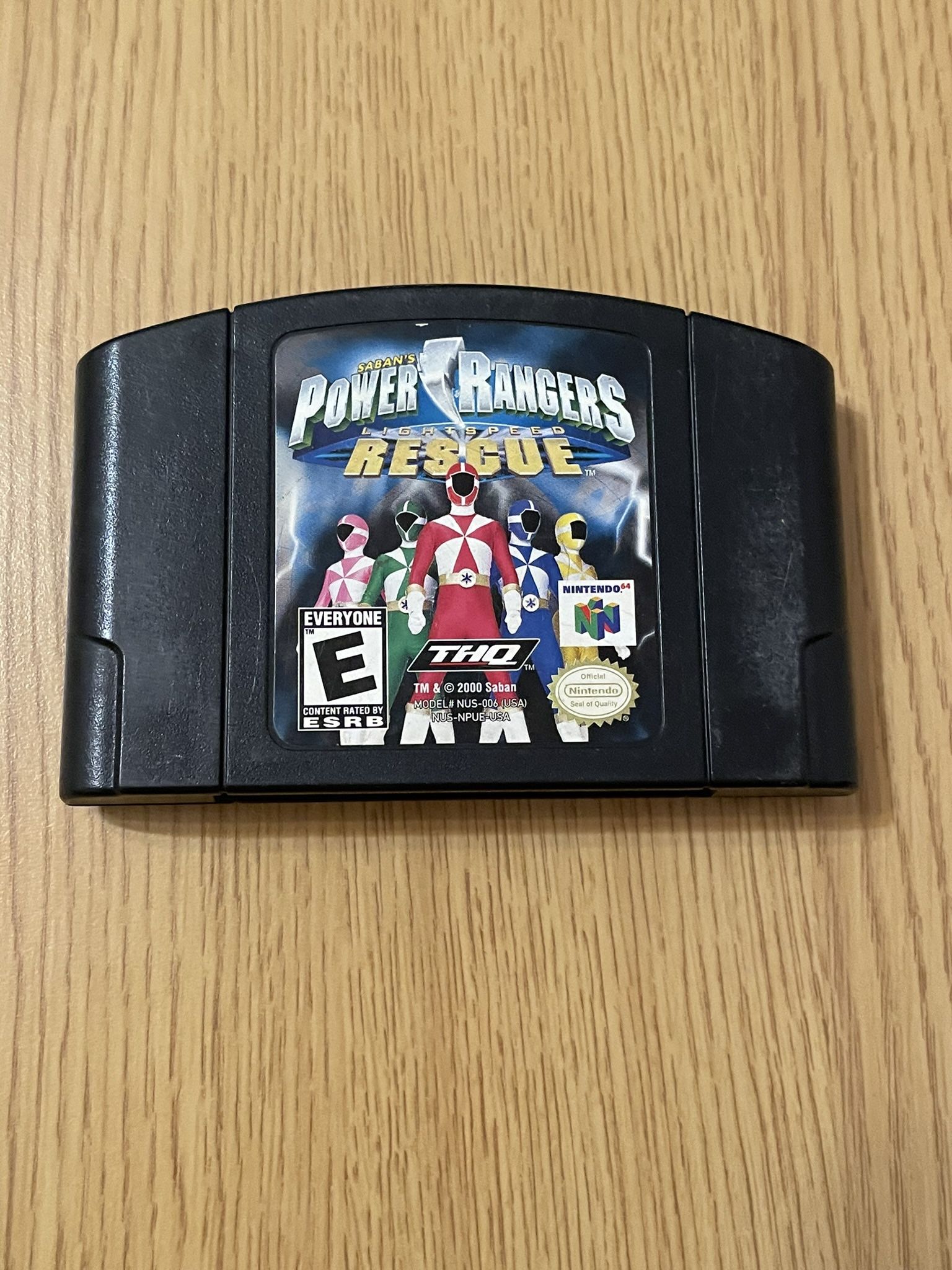 Nintendo 64 Power Rangers Lightspeed Rescue