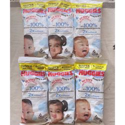 Huggies Snug & Dry Baby Diapers OPENED