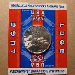 General Mills Luge Olympic Coin