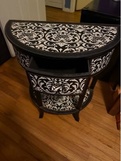 Table and lamp