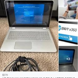 HP ENVY M6-W103DX X360 15.6" FOLD LAPTOP CORE I5 (1TB HDD, 8GB RAM) TOUCHSCREEN WIN 10