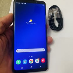 Samsung Galaxy S9plus Black 64gb Unlocked . Price Is Firm