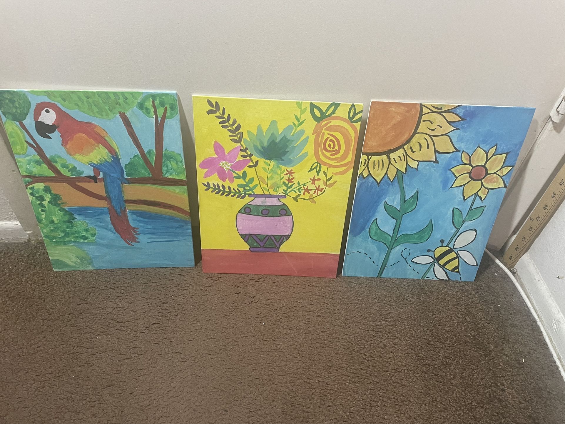 Hand Painted Canvas Art