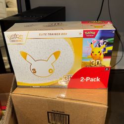 Costco Pokémon 30th Celebration Elite Trainer Box + Booster Bundle 