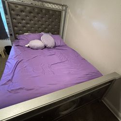 Queen Bed Frame & Dresser 