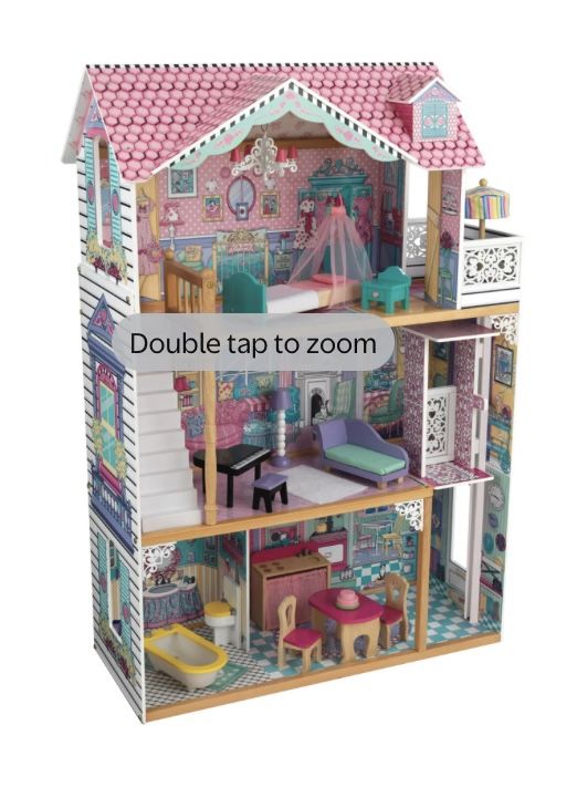 KidKraft Annabelle Wooden Dollhouse with Elevator, 17 Accessories