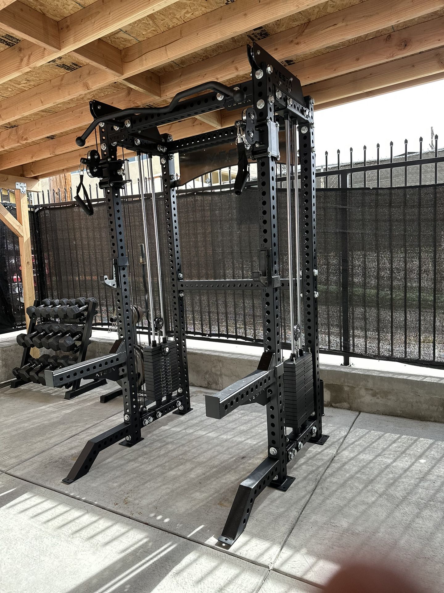 Vesta Fitness PRO SERIES Ultimate Half Rack Functional Trainer/Smith