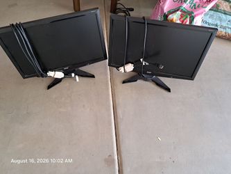 Acer Flat Screen Monitors – Lot of 2