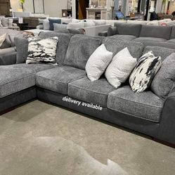 Larkstone Pewter Laf Sectional, Seccional,Couches,Living Room / delivery option < finance > $1499