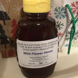 Local unfiltered Wildflower Honey