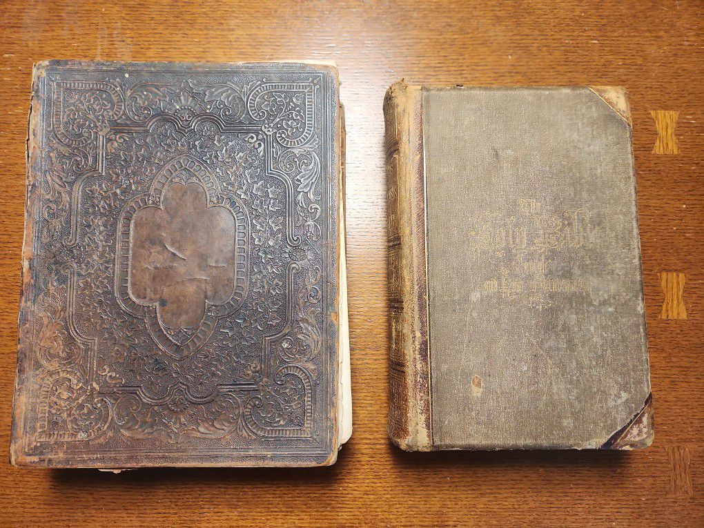 Two Bibles From The Late 1800s