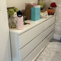 White IKEA dresser