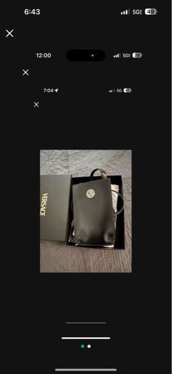 Brand new authentic employee Versace work bag goes for about $1,495