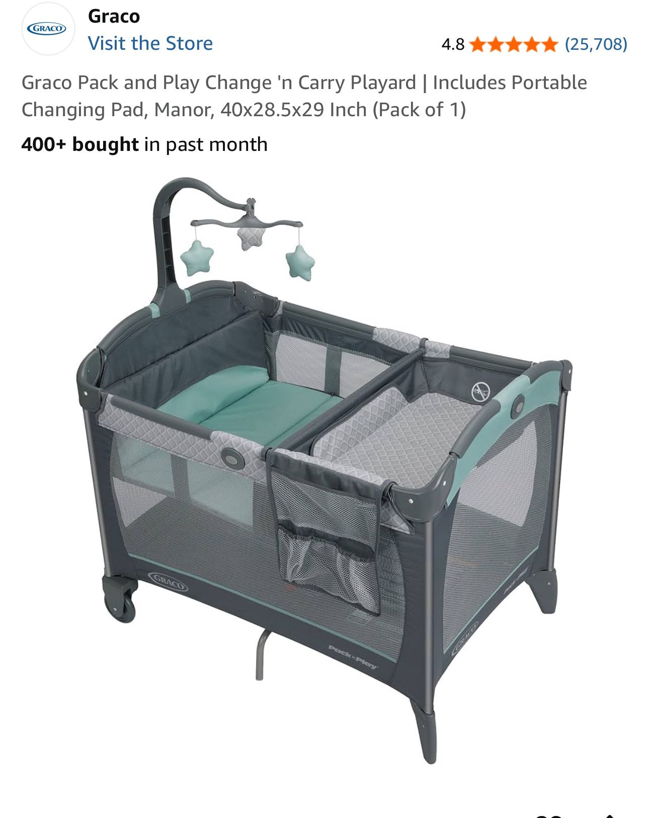 Pack N Play Playpen Portable Play yard Changing Table
