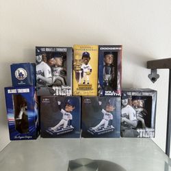 Dodger Bobbleheads (Ohtani/Treinen/Hernandez/Smith/May/Baker)