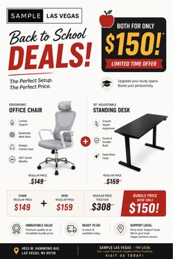 Office sure plus adjustable standing desk deal