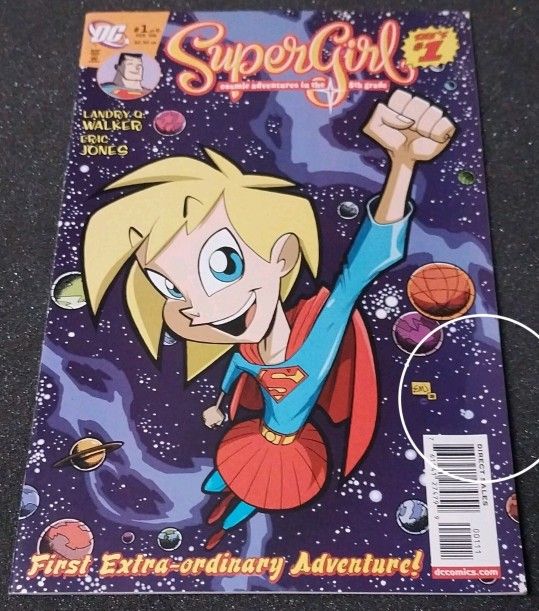 Supergirl Cosmic Adventures #1 First Printing Original DC Comic Book 2009 HTF