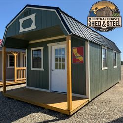 🍃Tranquil 12x24 Lofted Barn Cabin – Free Delivery!🍃