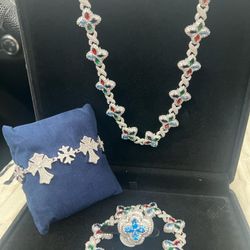 Complete Set Necklace Bracelet And Ring