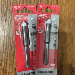 Milwaukee 1/2 in. Carbide Tipped Drill Bit for Drilling Natural Stone, Granite, Slate, Ceramic and Glass Tiles 
