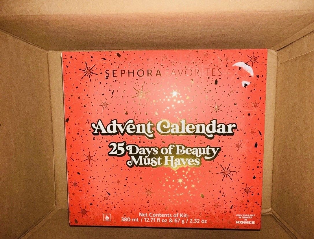 Sephora Favorites Advent Calendar 25 Days of Beauty Holiday Limited Edition 2025 Brand New In Hand
