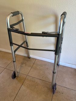 2 Wheel Foldable Walker