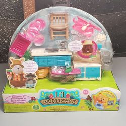 Lil Woodzeez Kitchen And Bedroom Playsets