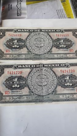 Un peso mexicano