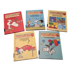 Charlie Brown's Cyclopedia Hardcover Vintage Ex Libris 1,2,6,9,12
