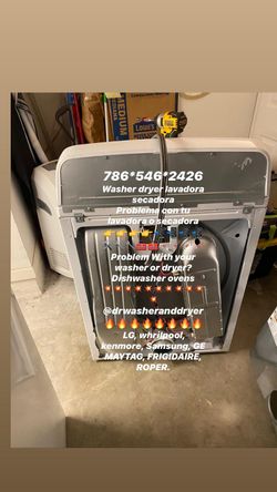 Lavadora / secadora / washer / dryer / Samsung / Lg / Ge / whirlpool / Frigidaire / refrigerator / refrigerador / stove / KENMORE / Maytag