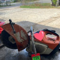 Used But Works Great Concrete Saw/ Chop Saw Ts410