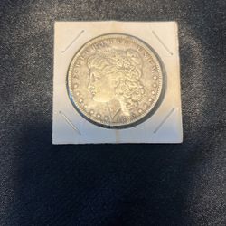 1895 Silver Dollar Coin 