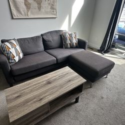 IKEA Karlstad Sofa Couch Loveseat and Ottoman