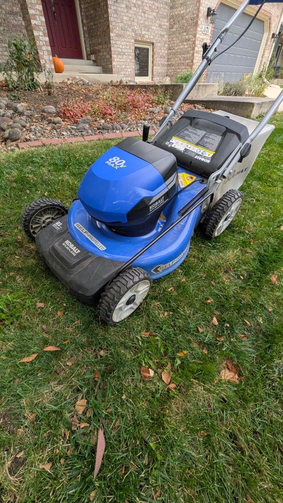 Kobalt 80v  Electric Lawnmower 