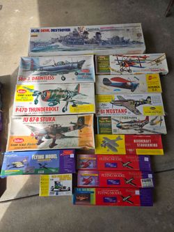 Model Planes, Boat and Car