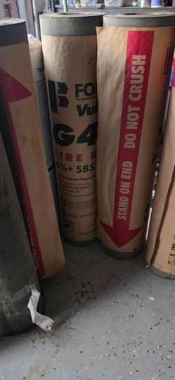 Underlayment g40 papel para tile roof